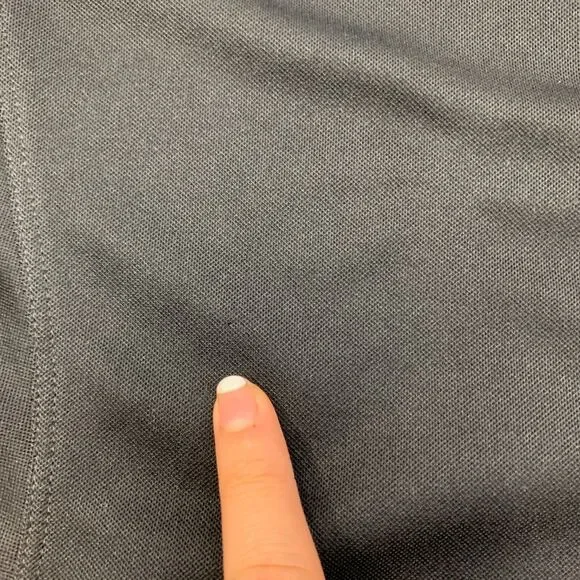 Nike Polo Shirt Mens XXL 2XL Black Golf Dri Fit Micro Pique Performance - Picture 7 of 16